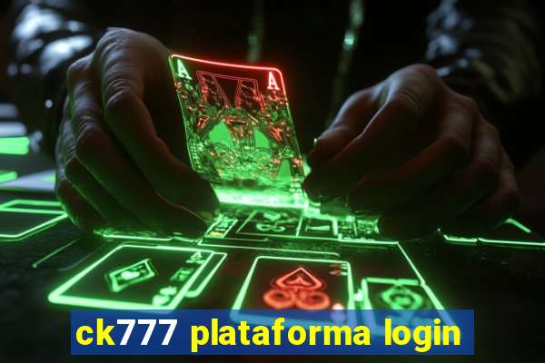 ck777 plataforma login